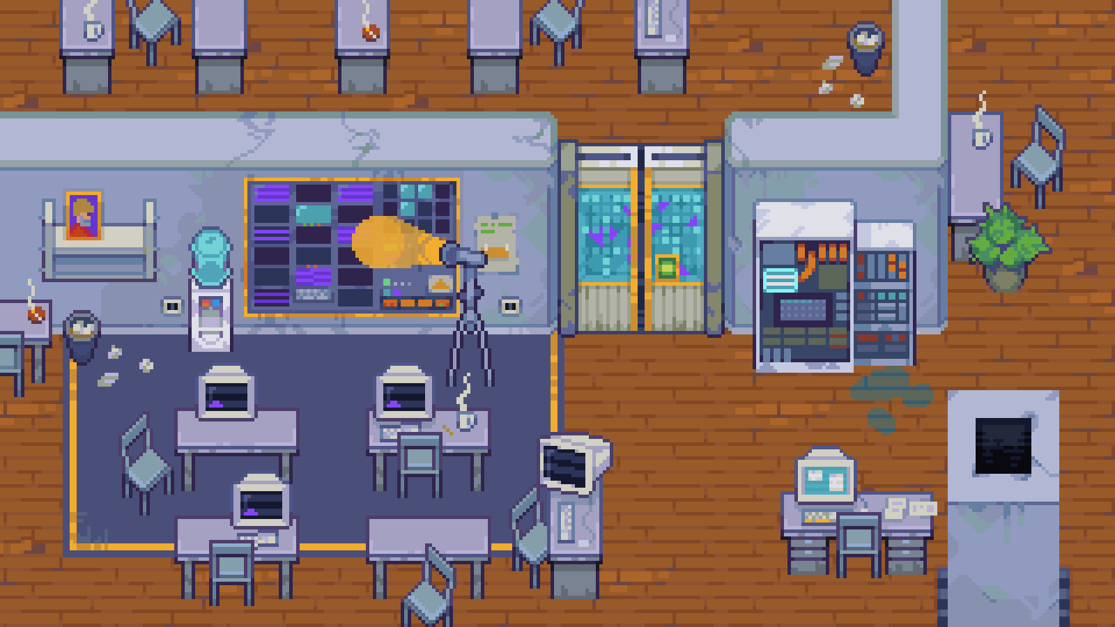 Pixel art office