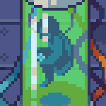 Pixel art capsules cyberpunk