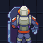 Pixel art boss Cyberpunk