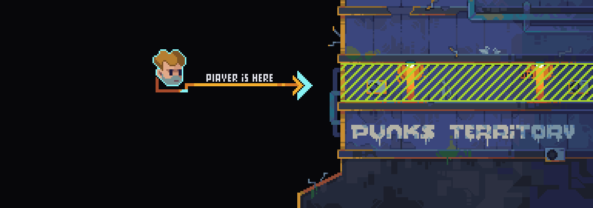 Pixel art skyscraper